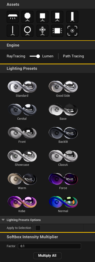 Atlux λ Interface Lighting for Unreal Engine