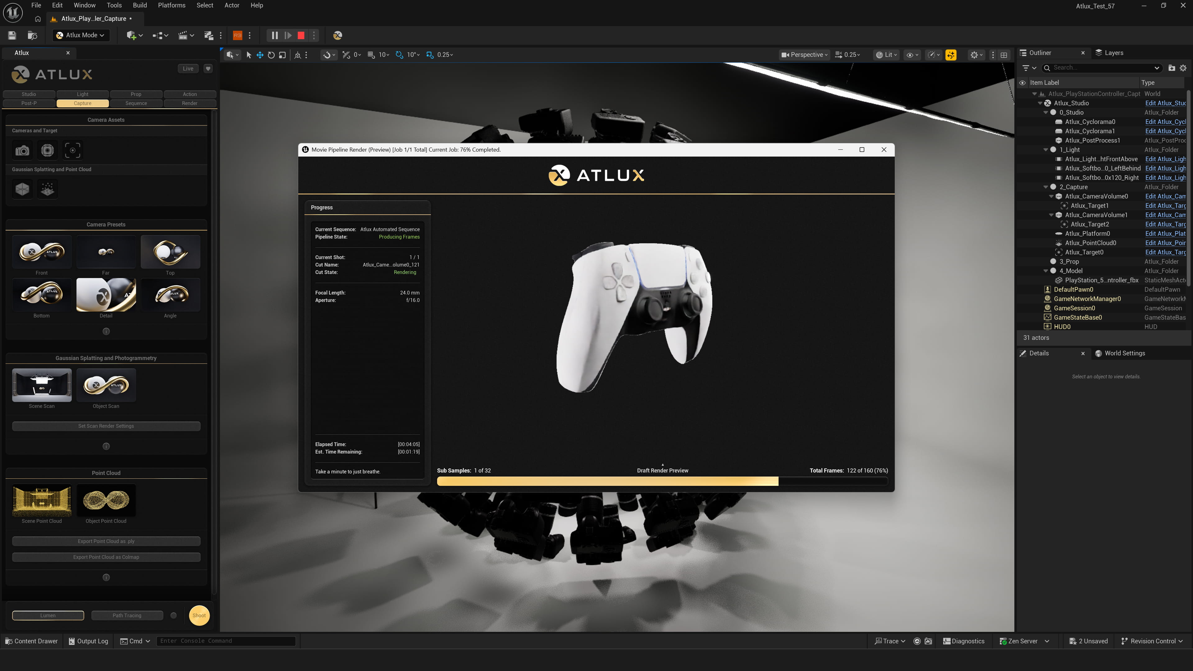 Batch Rendering cameras in Unreal Engine — Atlux