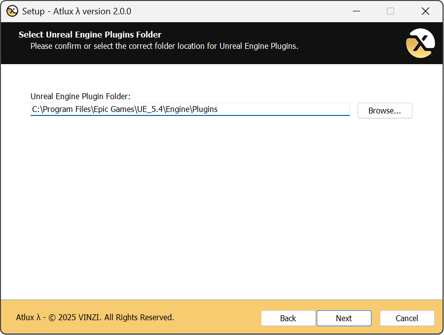 Atlux λ Installer Wizard