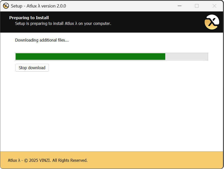 Atlux λ Installer Wizard
