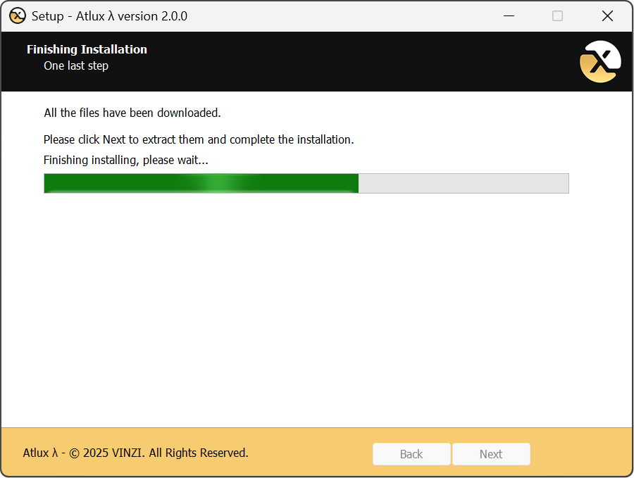 Atlux λ Installer Wizard