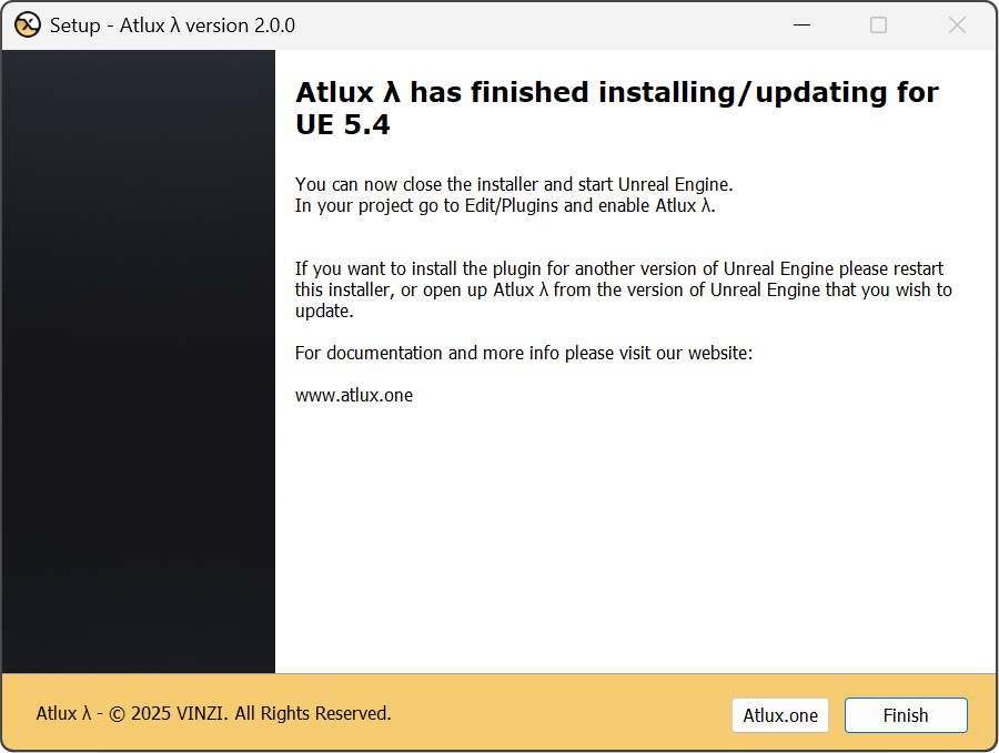 Atlux λ Installer Wizard