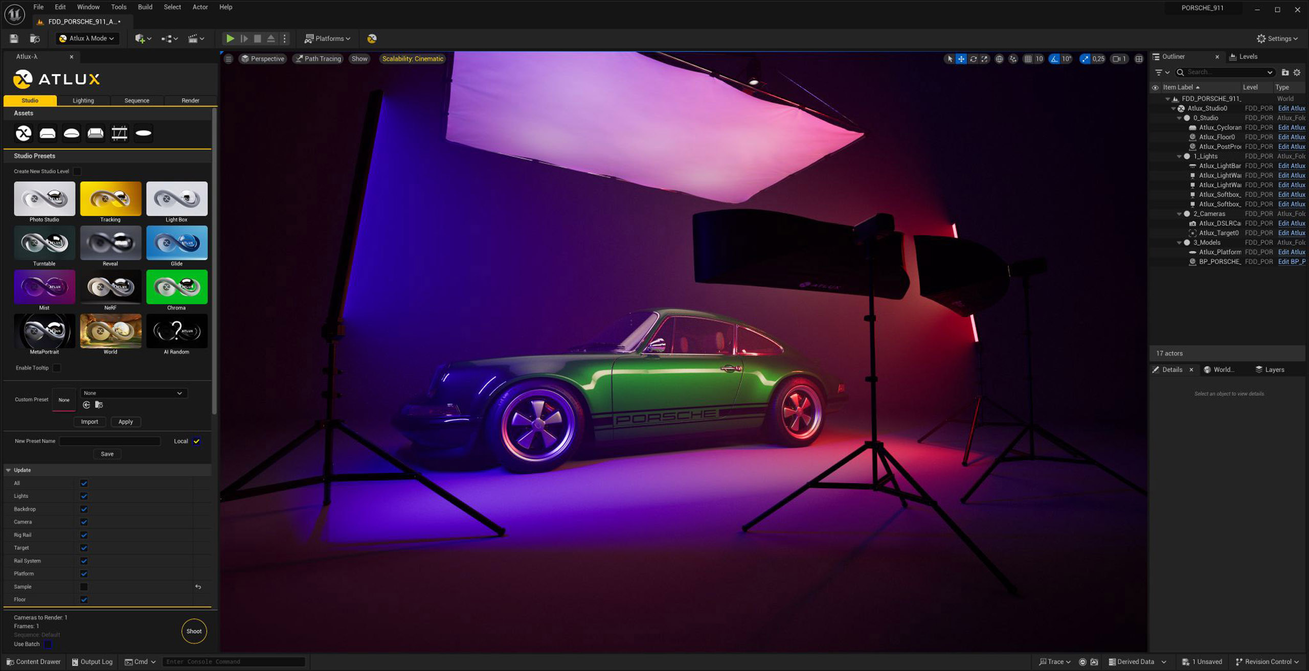 Atlux λ for Unreal Engine - Automotive